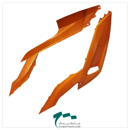 فلاپ ركاب چپ و راست موتورسیکلت طرح كليك 150 نارنجی