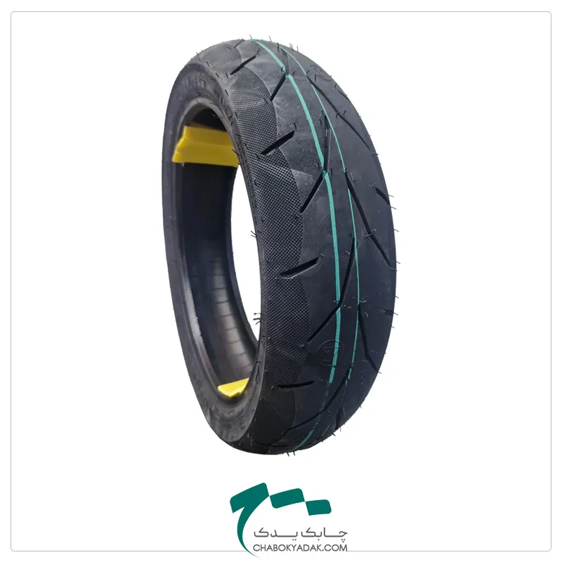 لاستیک عقب 110/80/14 موتورسیکلت کلیک و طرح کلیک برند یزدتایر نمای لاستیک عقب 110/80/14 موتورسیکلت کلیک و طرح کلیک برند یزدتایر
