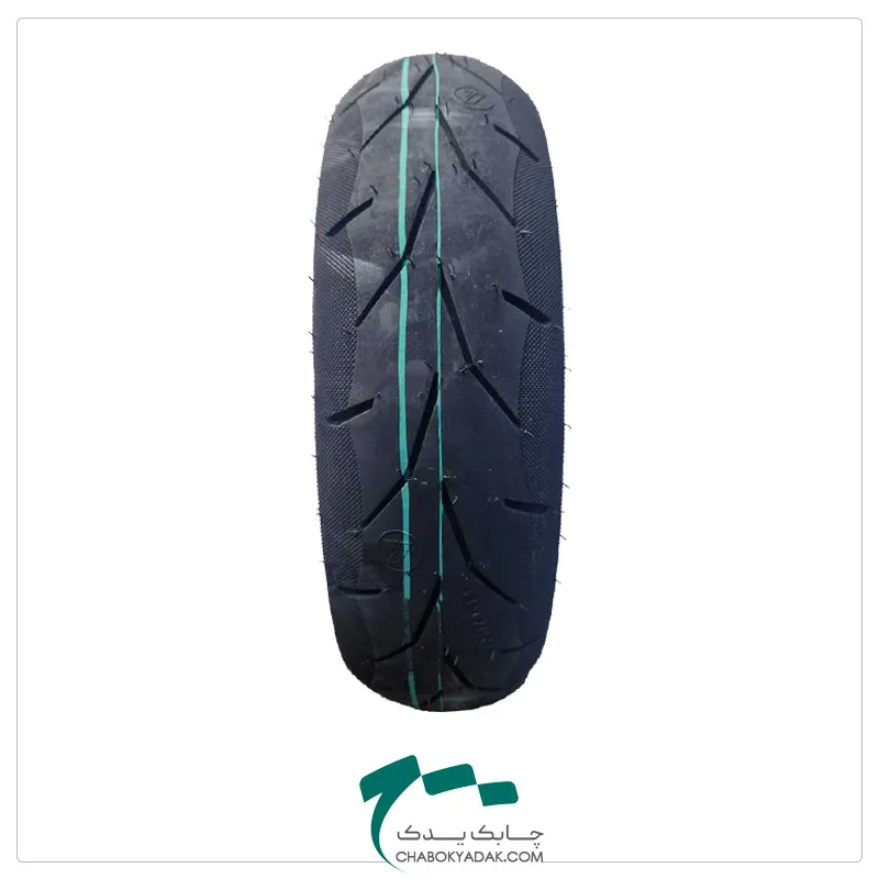لاستیک عقب 110/80/14 موتورسیکلت کلیک و طرح کلیک برند یزدتایر نمای لاستیک عقب 110/80/14 موتورسیکلت کلیک و طرح کلیک برند یزدتایر