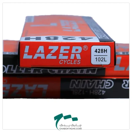 نمای ابعاد زنجیر 428H-102L موتورسیکلت هوندا برند لیزر