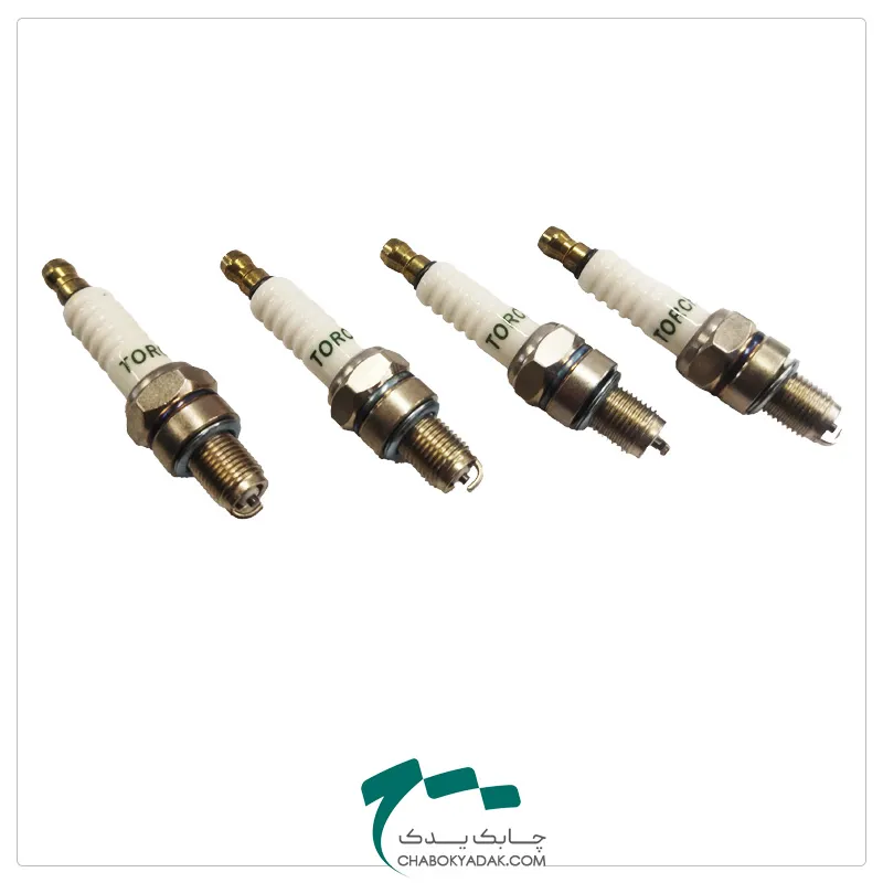 شمع موتورسیکلت هوندا 70 برند TORCH چهار عددی نمای کلی شمع موتورسیکلت هوندا 70 برند TORCH چهار عددی