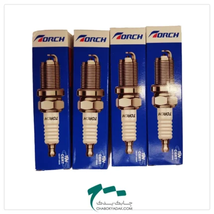 نمای بسته بندی شمع موتورسیکلت هوندا برند TORCH چهار عددی