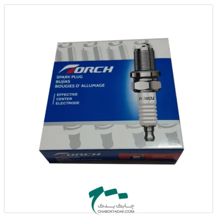 نمای جعبه شمع موتور سیکلت پالس دو پلاتین برند TORCH چهار عددی