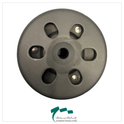 نمای بالای فولی کلاچ (پولی) عقب موتورسیکلت SYM J200 برند REDSHOCK (تحت لیسانس تایلند)