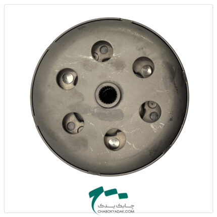 نمای روی فولی کلاچ (پولی) عقب موتورسیکلت SYM JOYMAX 250 برند REDSHOCK (تحت لیسانس تایلند)